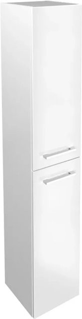 Fackelmann Bad-Hochschrank Oxford Weiß mit 2 Türen und Soft-Close-Funktion, B/T/H: 30 x 31,8 x 162 cm - Bild 1