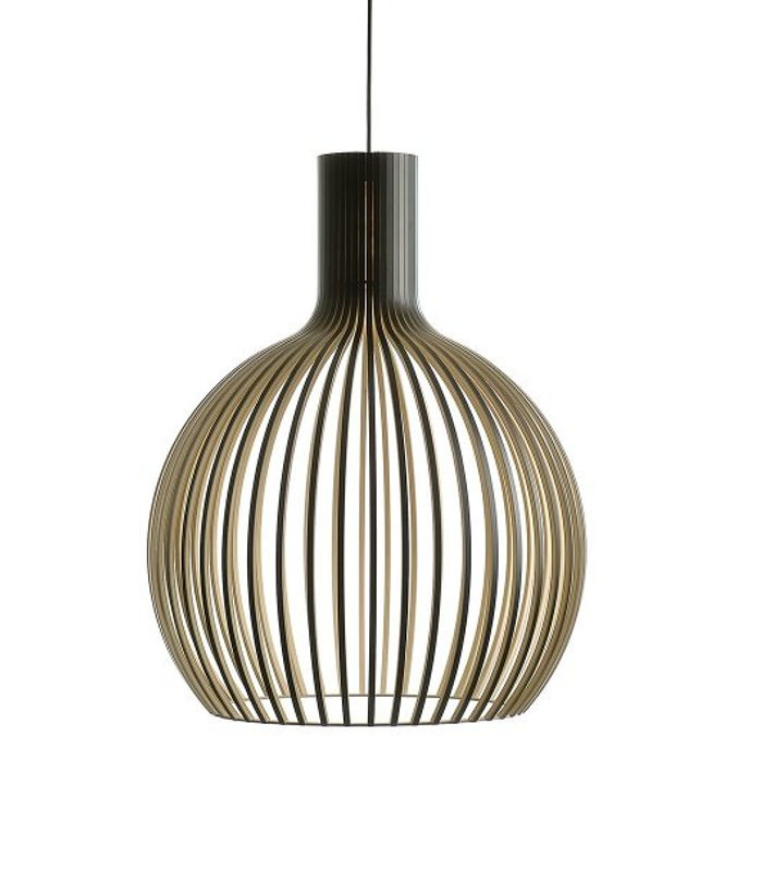 Secto Design Octo 4240 Pendelleuchte aus Holz in Schwarz - Bild 2