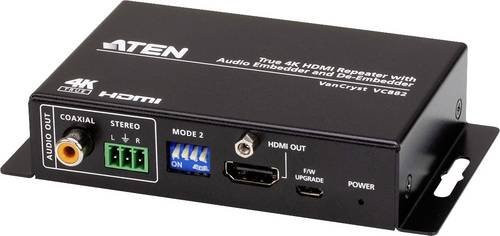 ATEN True 4K HDMI Eingang Repeater Schwarz 5 m - Bild 1