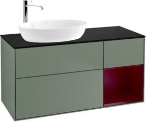 V&B Waschtischunterschrank Finion mit Wandbeleuchtung, Breite: 120 cm, Tiefe: 50,1 cm, Höhe: 50,1 cm, lackiert - Bild 1