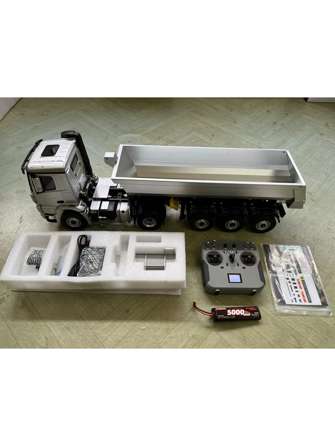 Kabolite 5801 RC Traktor, 1/14, Elektrischer Kippanhänger, 4X4, RTR, Sound- und Lichteffekte - Bild 4