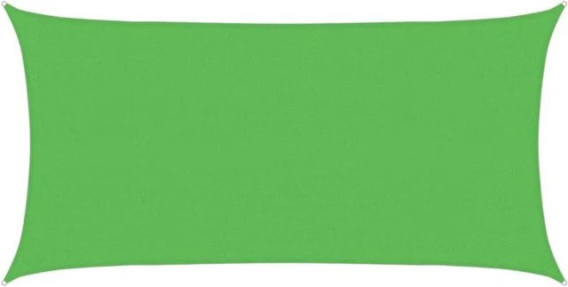 Furnicato Sonnensegel Rechteckig aus HDPE in Hellgrün, B x B: 5 x 5 m - Bild 1