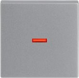 Busch-Jaeger Kontroll-Wippe alusi in Weißaluminium für Wechselschalter, Kreuzschalter und Taster - Bild 1