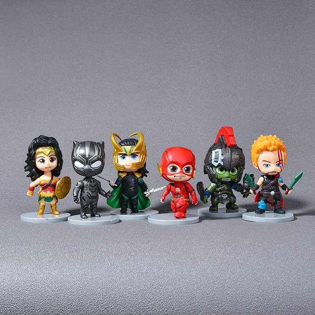 Bandai Marvel Liga-Figuren Actionfigur, 6-teiliges Set - Bild 1
