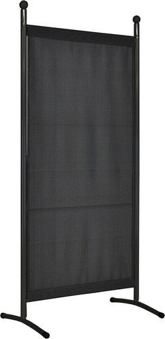 ANGERER FREIZEITMÖBEL Sichtschutz Paravent aus Stahl und PVC in Grau, H: 178 cm, B: 82 cm - Bild 1