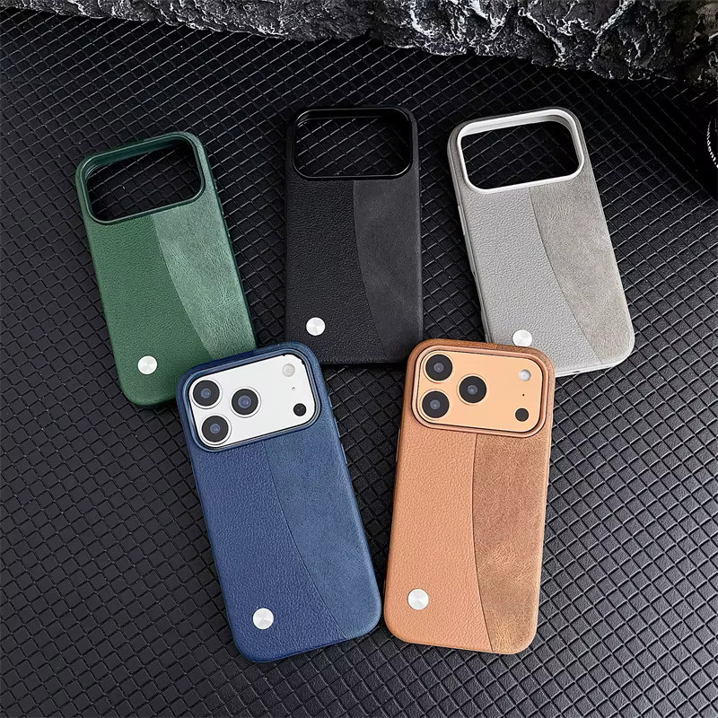 Stoßfeste iPhone Schutzhülle mit Cowboy-Muster und Anti-Fingerabdruck-Beschichtung in Grün für Apple iPhone 17 Air, 16, 15, 14 Plus und 13 Pro Max - Bild 3