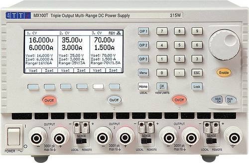 Aim TTi MX100T Labornetzgerät mit 3 Ausgängen, einstellbar 0 - 35 V/DC und 0 - 6A, Farbe: Weiß - Bild 1