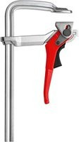 Bessey Hebelzwinge classiX GSH 200/100 in Rot aus Stahl mit einer maximalen Spannweite von 200 mm und einer Ausladung von 100 mm - Bild 1