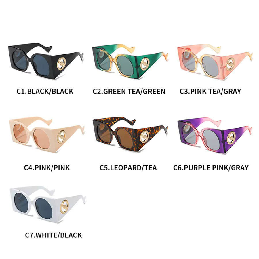 Salutami Sonnenbrille Cat Eye, Vollrand, Rosa, Kunststoff, Damen - Bild 2