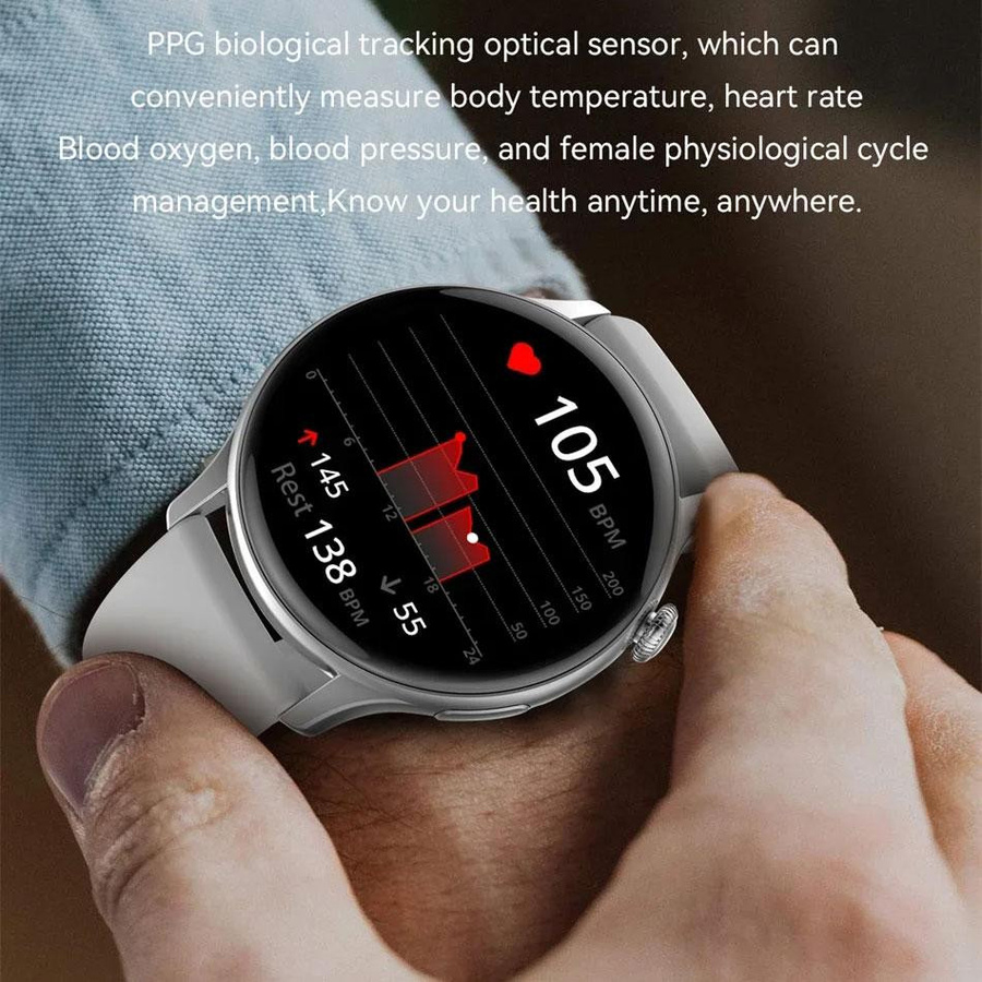 Smartwatch Damen, Gold, Milanaise, Zinklegierung, GPS, Bluetooth - Bild 13