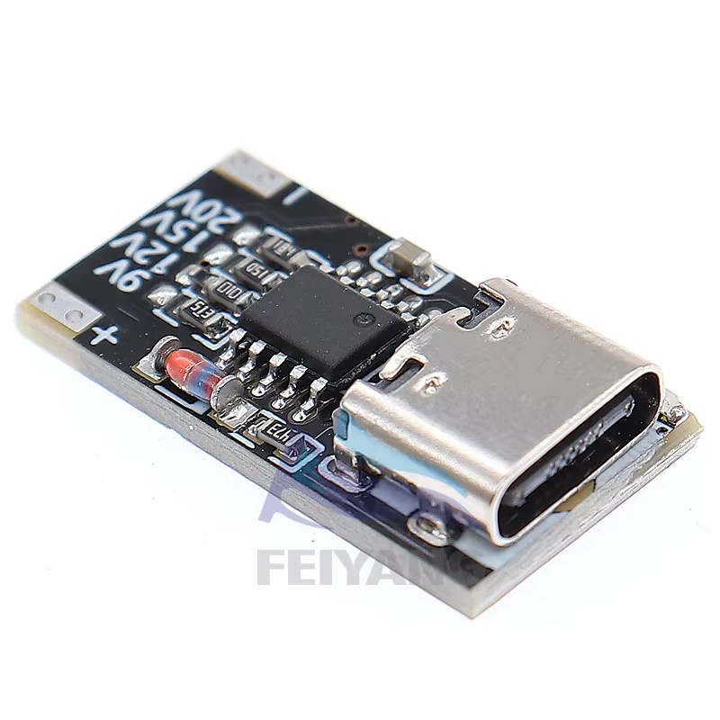 SAMIROB 10er Set USB Type-C Decoy Board PD/QC/AFC Trigger Modul für Schnellladung, Schwarz - Bild 4