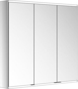 Keuco Spiegelschrank Royal Modular 2.0 mit 3 Türen, LED-Beleuchtung und Sensorik, Weiß/Silber, B/H/T: 100 x 90 x 16 cm - Bild 1
