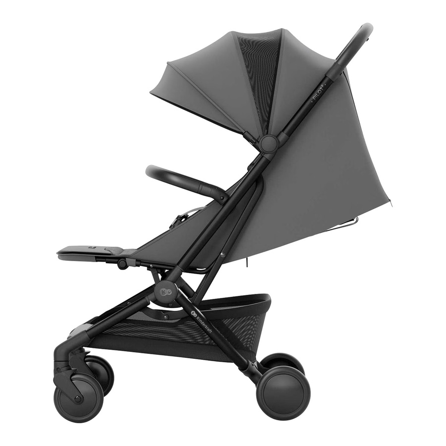 Kinderkraft Buggy PILOT 2 Travel Buggy in Grau mit Aluminiumgestell und Einhand-Faltfunktion - Bild 2