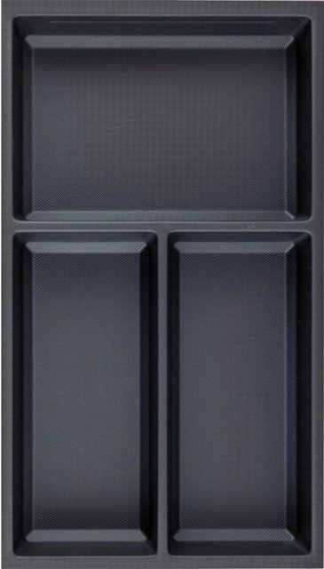 Agoform Besteckeinsatz Sky Schubladeneinsatz aus Kunststoff, Schwarz, B: 27,0 cm, H: 47,3 cm, T: 5,3 cm - Bild 1