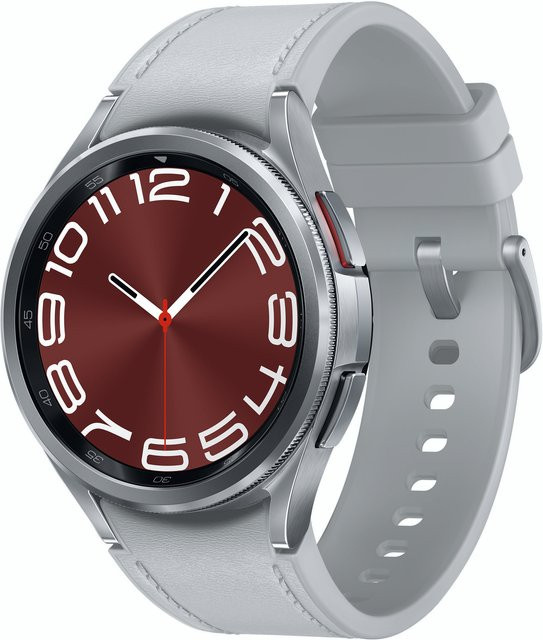 Samsung Galaxy Watch6 Classic Smartwatch Silber Edelstahl mit Bluetooth und GPS - Bild 2