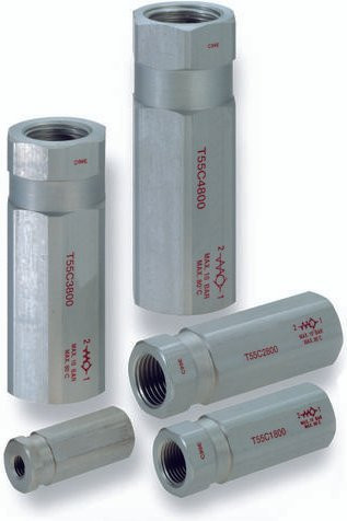 IMI Norgren Rückschlagventil T55C2800 in Silber, Druckbereich 0,1 bis 10 bar - Bild 1