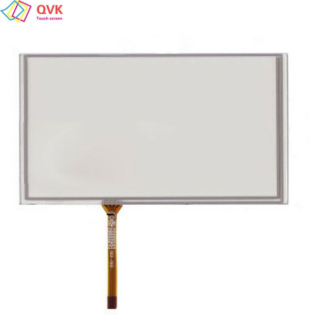Resistiver Touchscreen Digitizer Sensor Glas Panel für XVM296BT, 6,2 Zoll, Transparent, B/H: 15,5 x 8,8 cm - Bild 1