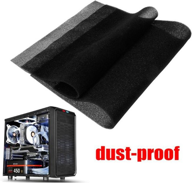 DIY Computer Staubfilter Mesh Schwarz B: 500 cm, H: 400 cm, Tiefe: 3 mm oder 5 mm - Bild 1