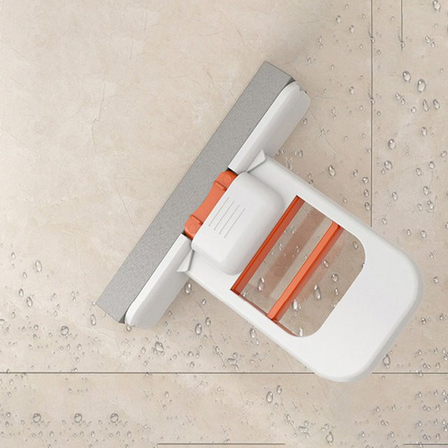 Batoom Handheld Glasreiniger Mop mit Reinigungsschwamm in Weiß - Bild 1