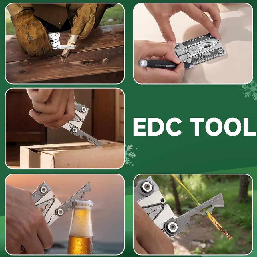 NexTool Silver Blade EDC-Multitool 14-in-1 in Silber - Bild 5