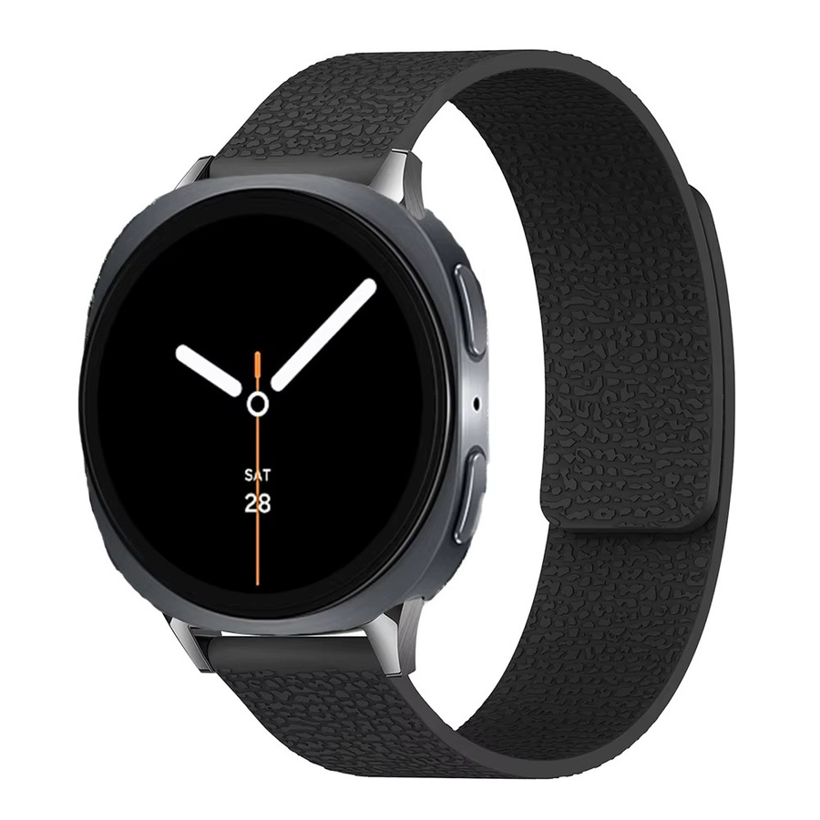 Uhrenarmband Leder, Schwarz, für Samsung Galaxy Watch 8 - Bild 2