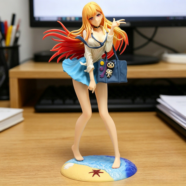 52TOYS My Dress Up Darling Marin Kitagawa, Anime-Figur, Schuluniform Strand, Kunststoff - Bild 1