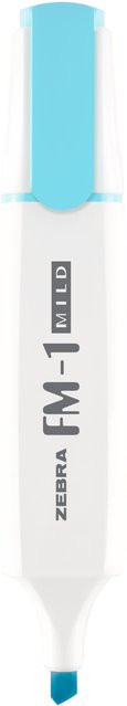 ZEBRA Textmarker FM-1 mild Blau mit Keilspitze - Bild 1