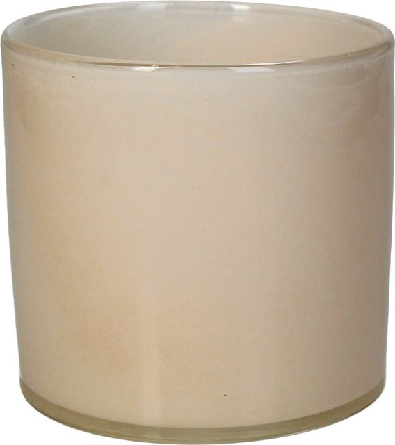 Fink Kerzenhalter für Tealights aus Glas in Beige, rund - Bild 1