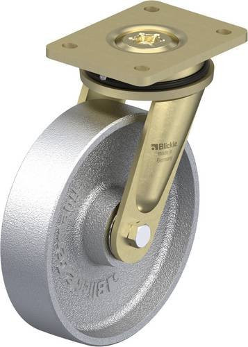 Blickle LS-G 200K Lenkrolle in Silber, Rad-Durchmesser: 200 mm, Tragfähigkeit: 1100 kg - Bild 1