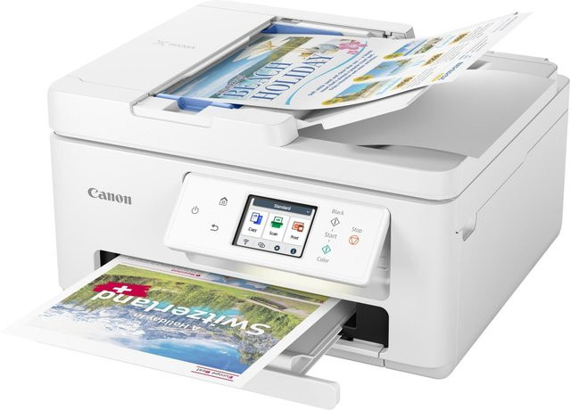 Canon PIXMA TS7750i Tintenstrahl-Multifunktionsdrucker in Weiß mit Drucken, Scannen und Kopieren sowie WLAN-Funktion - Bild 1