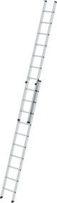 MUNK Aluminium-Schiebeleiter 2-teilig in Silber mit 10 Sprossen - Bild 1