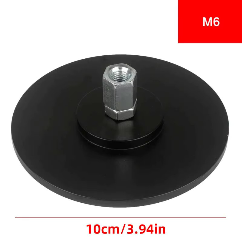 Schwarzer 3XLR Saugnapfadapter für Teleskop-Linearantriebe mit M6 M8 M10 Gewinde - Bild 2