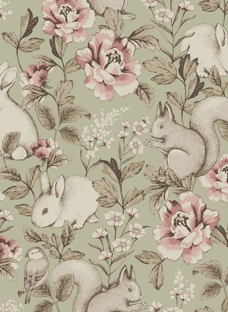 Boråstapeter Wallpaper Magic Forest 6931 Tapete mit Waldmotiv für Kinderzimmer aus Vlies - Bild 1