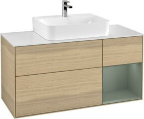 V&B Waschtischunterschrank Finion in Eiche Lackiert, Breite: 120 cm, Höhe: 60,3 cm, Tiefe: 50,1 cm - Bild 1