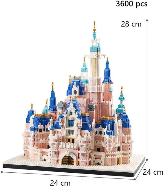 Binchi Keji Travel Burg Kirche, Konstruktionsspielzeug, 6300 Teile, ab 6 Jahren - Bild 1