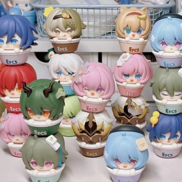 Bandai Honkai Impact 3 Instant Noodle Jeng Serie 1 und 2, Blindbox Mini-Figur, Einzelfigur - Bild 1