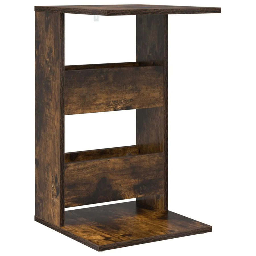 vidaXL Beistelltisch modern in Geräucherte Eiche, B/T/H: 40 x 35 x 60,5 cm - Bild 2