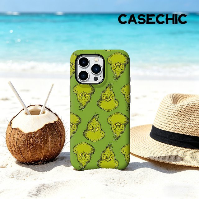 CaseChic MagSafe Schutzhülle mit mattem Bumper für iPhone 17 16 15 14 13 Pro Max, stoßfeste harte PC Hülle, Farbe: G-Green-S - Bild 1