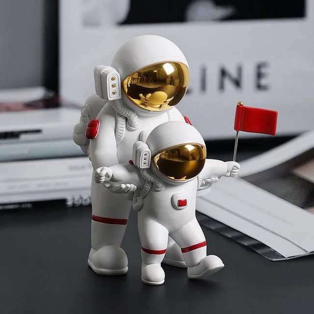 Dekorative Astronauten-Desktop-Figur für Kinderzimmer und Wohnräume - Bild 1