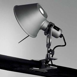Artemide Tolomeo Pinza Klemmleuchte aus Aluminium in Silber/Alufarben - Bild 1