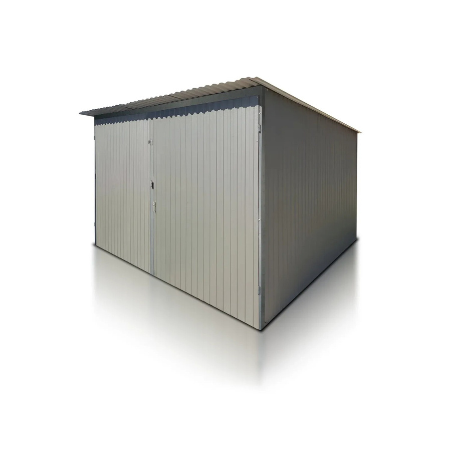 Liderstal Einzelgarage Standard aus Trapezprofilblech in Graphit, B/T: 300 x 300 cm - Bild 2