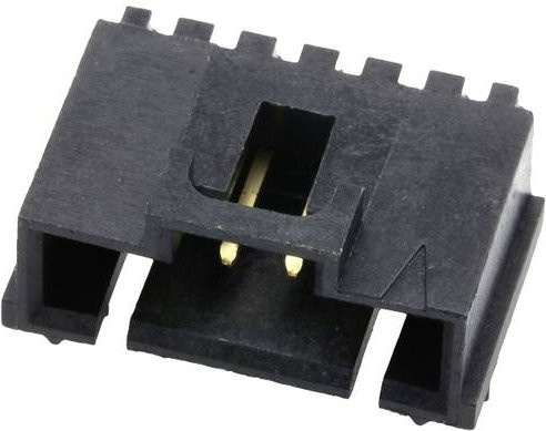 Molex Steckverbinder Schwarz mit 2.54mm Rastermaß - Bild 1