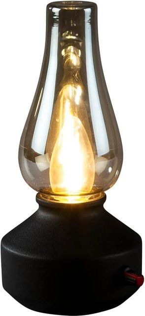 Konstsmide Akku-Tischleuchte LED Schwarz B/T/H: 24,5 x 11 x 13 cm - Bild 1