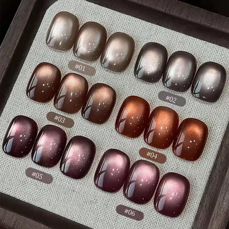 MISS MIANEL Nagellack Coffee Brown, Schimmernd, 15 ml