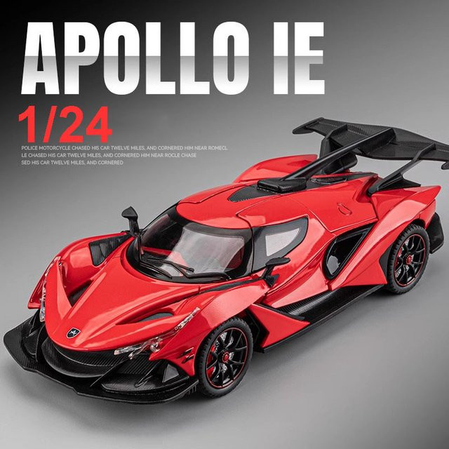 Apollo IE Spielzeugautomodelle, Maßstab 1:24, Legierungsdruckguss, mit Licht und Sound - Bild 1