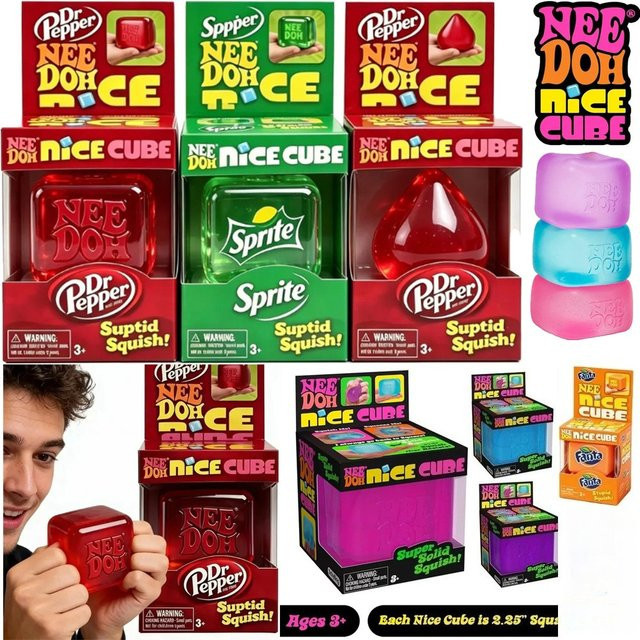 Schylling Needoh Nice Cube, Sensorischer Fidget-Würfel - Bild 1