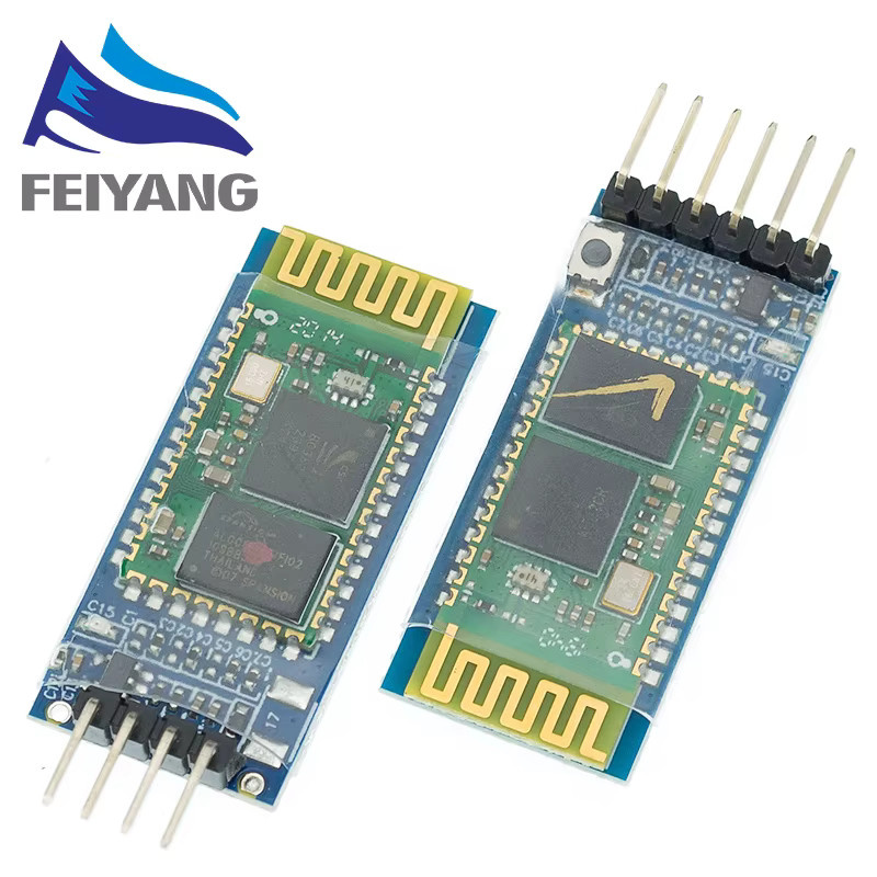 SAMIROB HC-05 HC-06 Bluetooth Transceiver Modul in Blau als RS232 zu TTL UART Konverter Adapter für Arduino - Bild 3