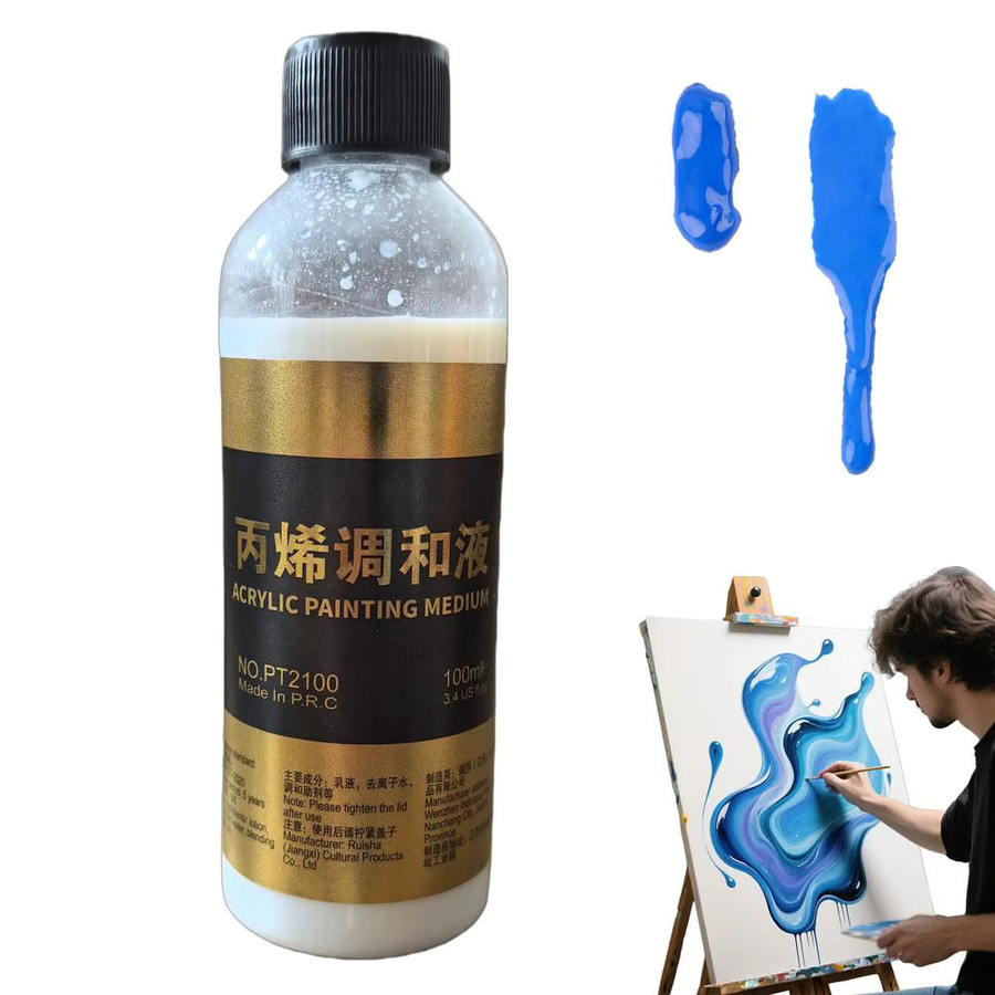 Acrylfarbe Chromamedium als Verdünnungsmittel für Acrylpigmente, 100 ml - Bild 7