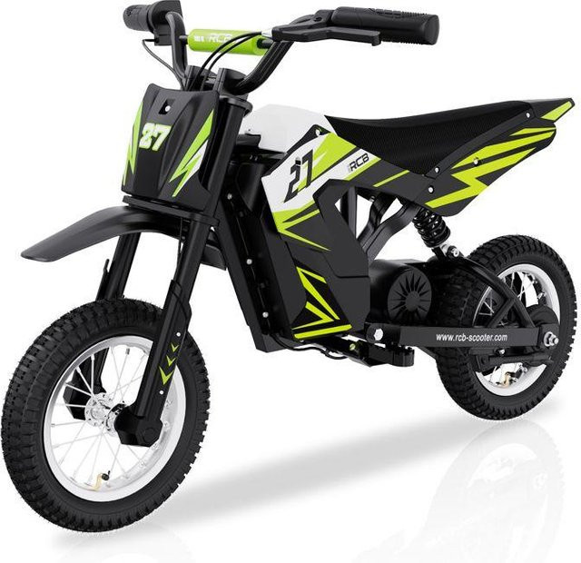 RCB Elektromotorrad Kinder, Grün - Bild 1