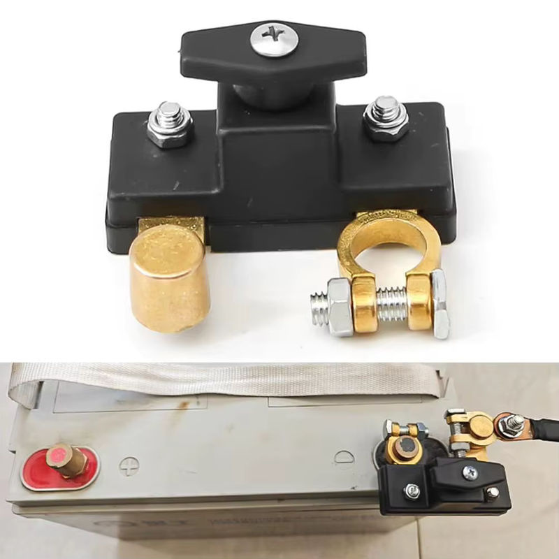 Batterie-Trennschalter für Auto und RV mit Messing-Partition in Gold oder Schwarz für 12V und 24V - Bild 6